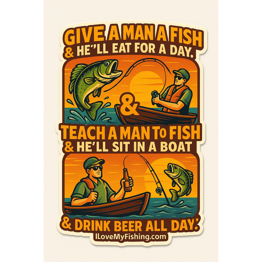 Teach a Man to Fish and He’ll Drink Beer All Day